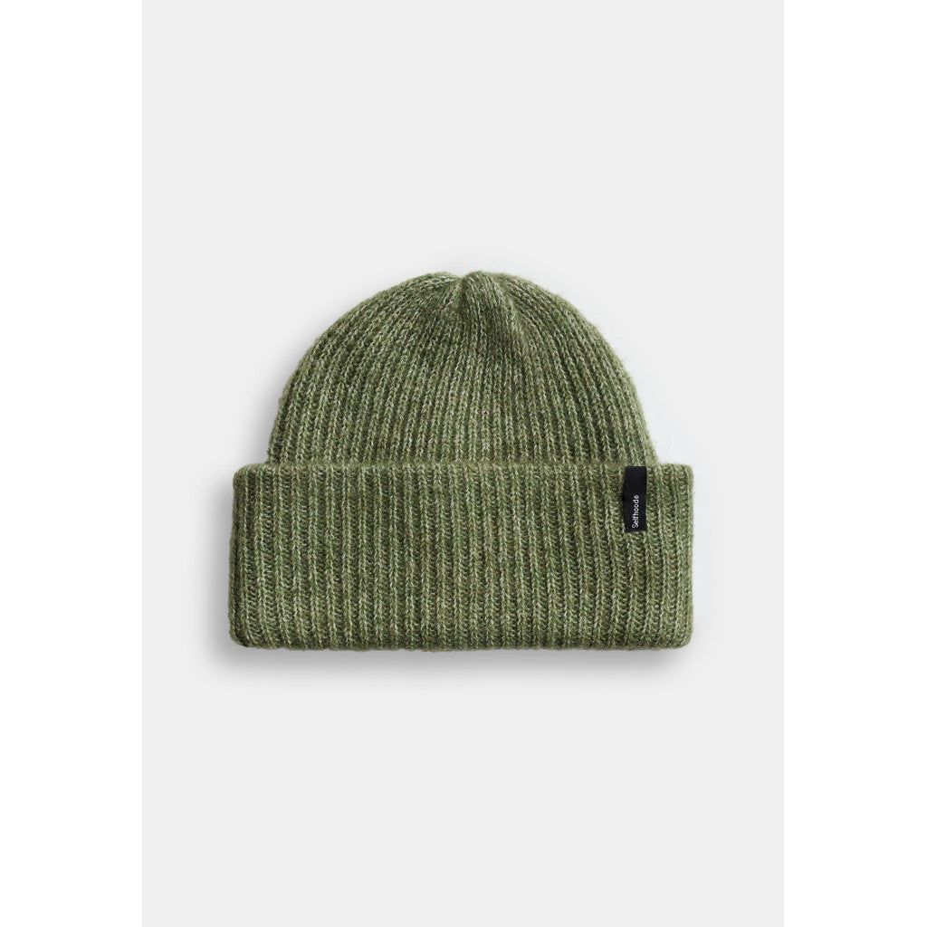 Selfhood Fluffy Beanie Grün Rose
