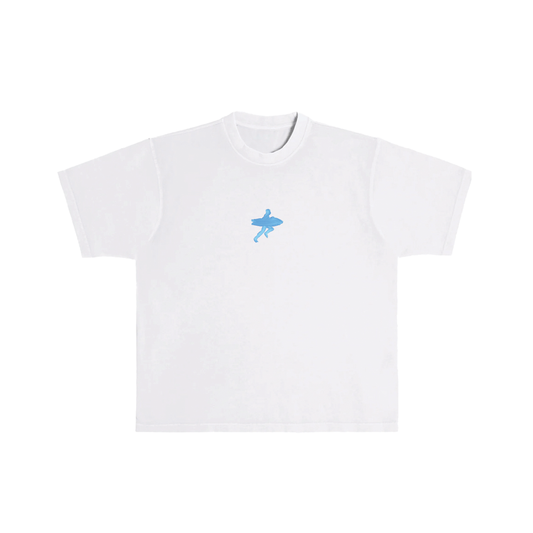 SantoLoco Run Club Tee White