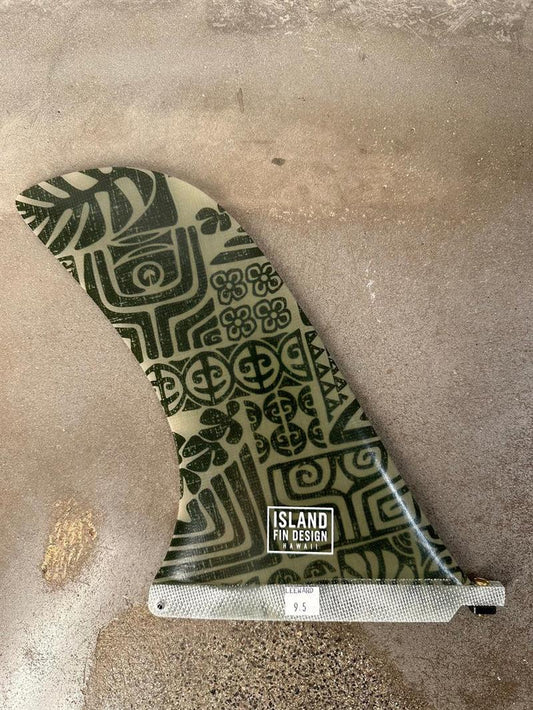 Design de quilha de ilha Barbatana única Leeward 9.5 