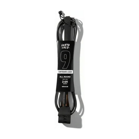 Corda de segurança premium SantoLoco para surf de 9 pés