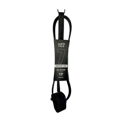 Corda de segurança SantoLoco premium para surf de 2,13 m (7 pés)