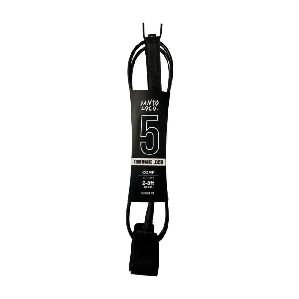 Corda de segurança SantoLoco premium de 1,5 m para surf