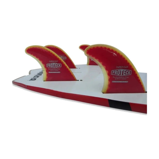 Conjunto de quatro quilhas SurfCo Hawaii Super Flex para SUP - FCS