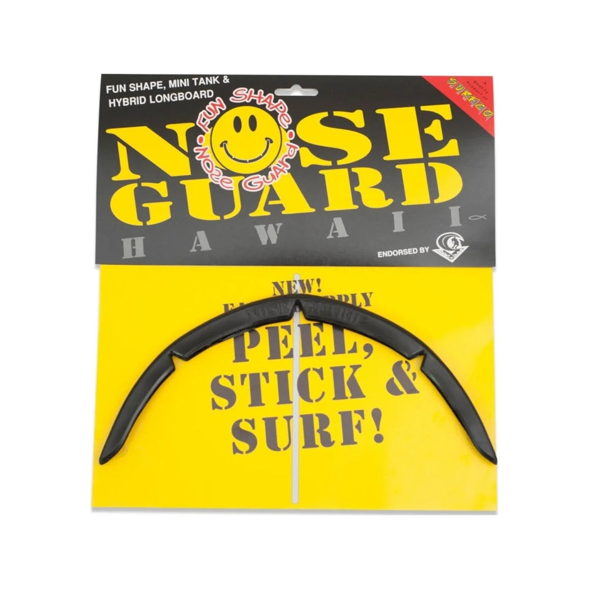Kit de proteção nasal SurfCo Hawaii Fun Shape preto