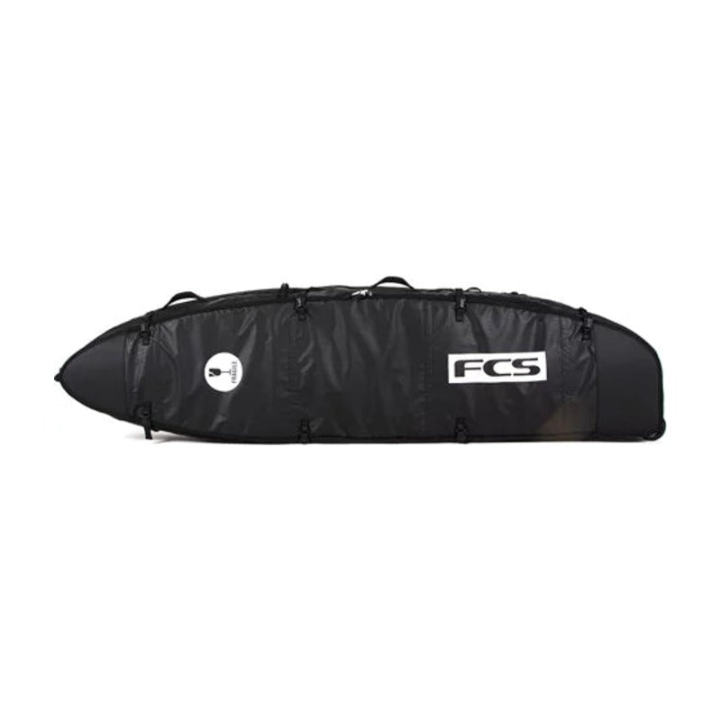 FCS Travel 3 Wheelie Fun Board 7'6 Boardbag Boardbag Black/Grey