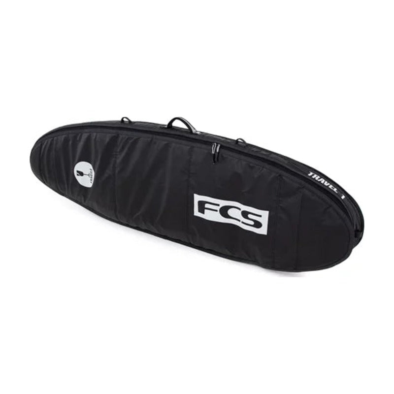 FCS Travel 1 Fun Board 6'3 Boardbag Black/Grey