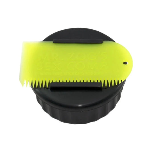 SexWax Container and Comb Set Gelb