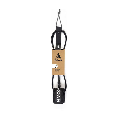 ROAM Surfboard ECO Leash Recycled Black