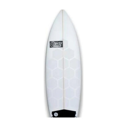 HexaTraction Pads para Prancha de Surf RSPro, Edição Standard, Transparentes, Frontais