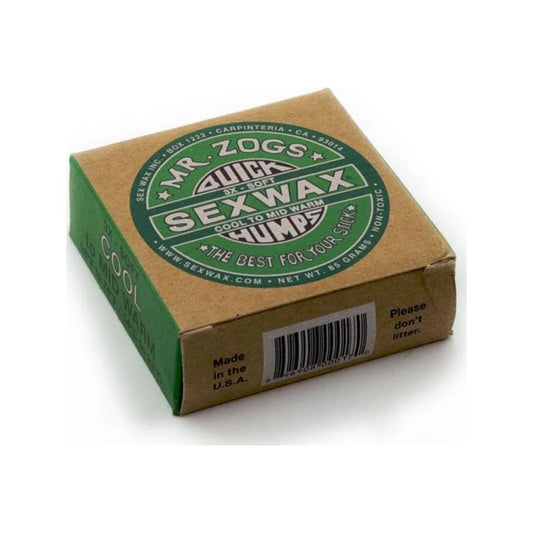 Sex Wax Quick Humps 3X Cool to Mid Warm Green 14 - 23°C
