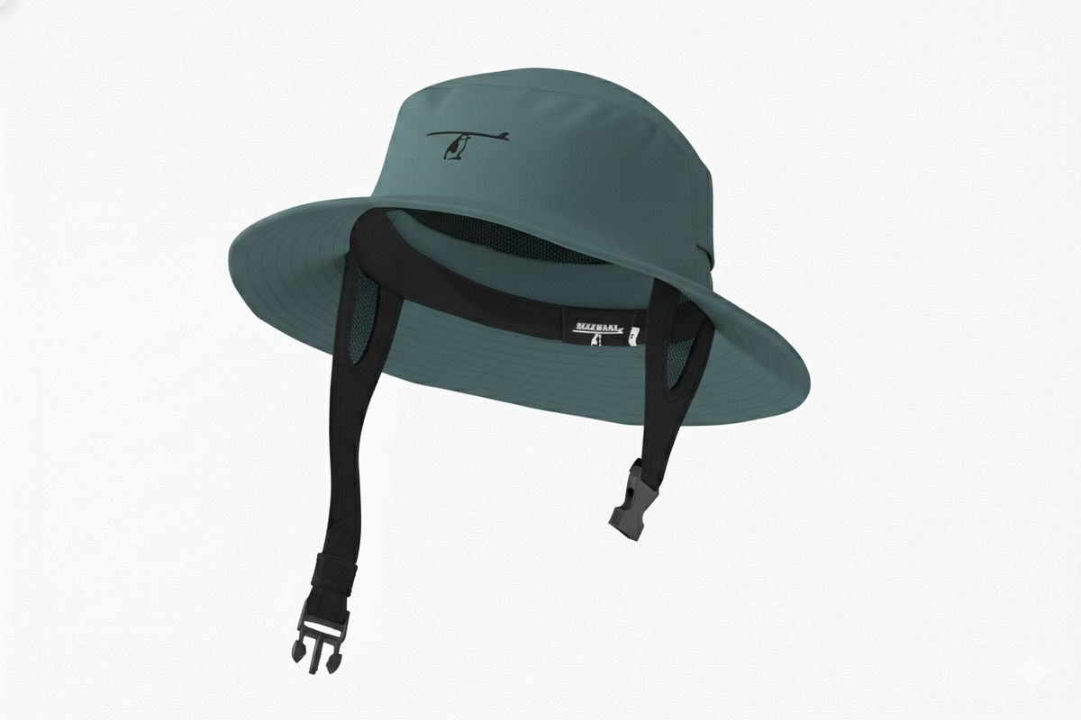 Nicawana Ahangama Surf Helmet UPF50+ Turquoise