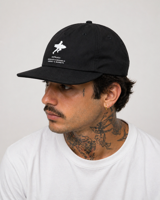 SantoLoco Run Club Cap Black