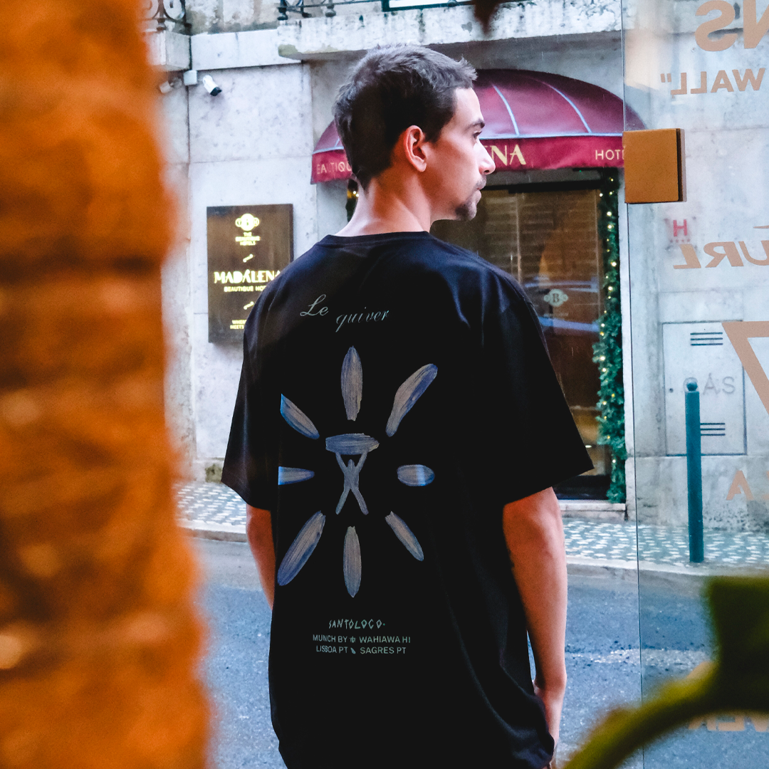 SantoLoco Quiver Tee Black