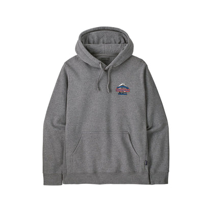 Patagonia Great Waves Uprisal Hoodie Glacier Gravel Heather
