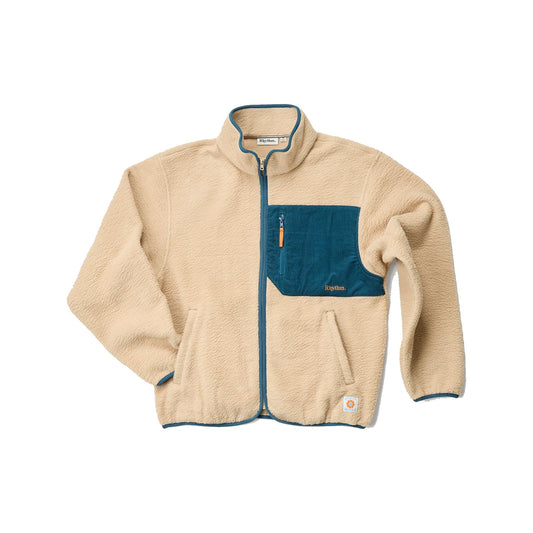 Rhythm Trail Zip Thru Fleece Sand