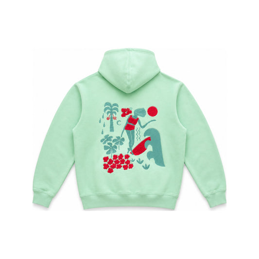SantoLoco Lizzy Aloha Kapuzenpullover Hellgrün