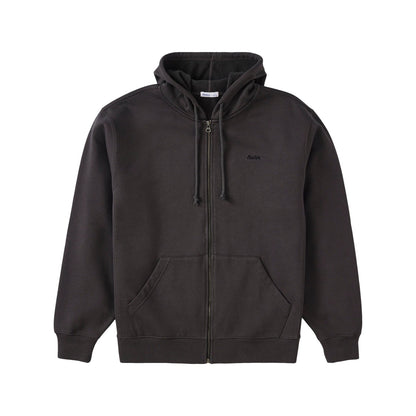 Katin Emb Full Zip Hood Fleece Black Wash