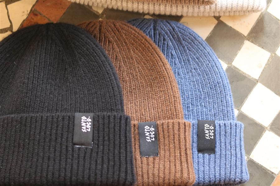 SantoLoco Gorro Beanie Dark Brown