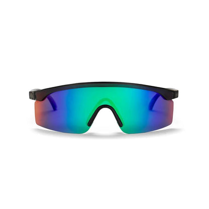 CHPO Lelle Sunglasses Black/Rainbow Mirror