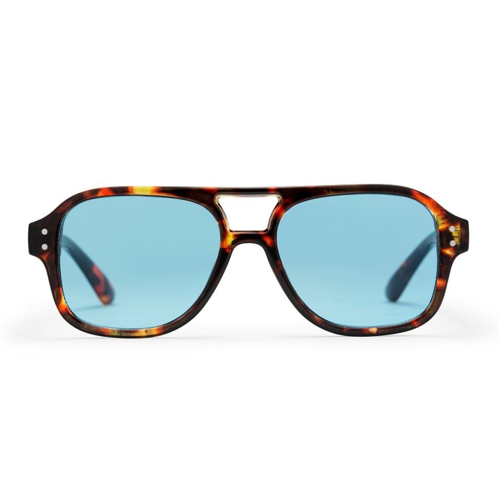 Chpo Brand Cocas Sunglasses Tortoise / Light Blue