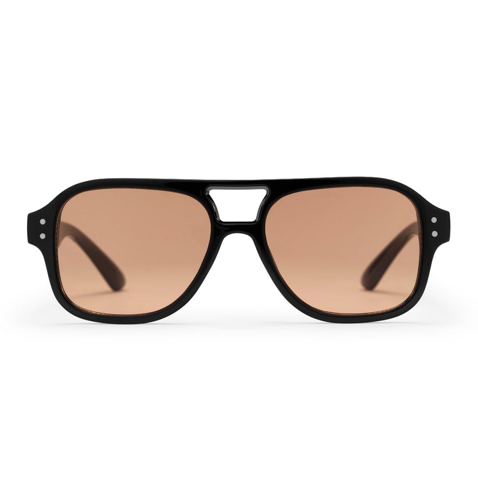 Chpo Brand Cocas Sunglasses Black / Light Orange