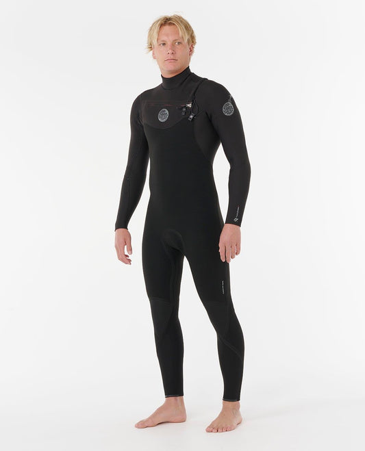 RipCurl Flashbomb CZ 4/3 Wetsuit Black Black