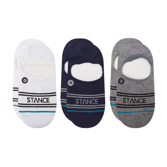 Stance Basic 3 Pack No Show Socks Navy Navy