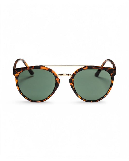 Chpo Brand Copenhagen Sunglasses Green/Turtle Brown Turtle Brown / Green