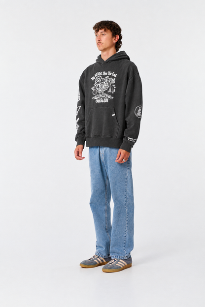 TCSS Planet Hood Phantom dunkelgrau, schräge Vorderansicht