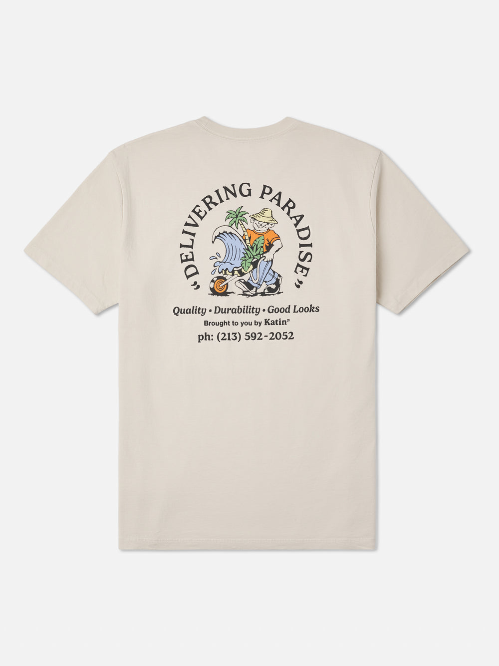 Katin Boys Garden Tee Vintage White