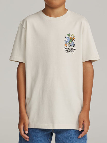 Katin Boys Garden Tee Vintage White