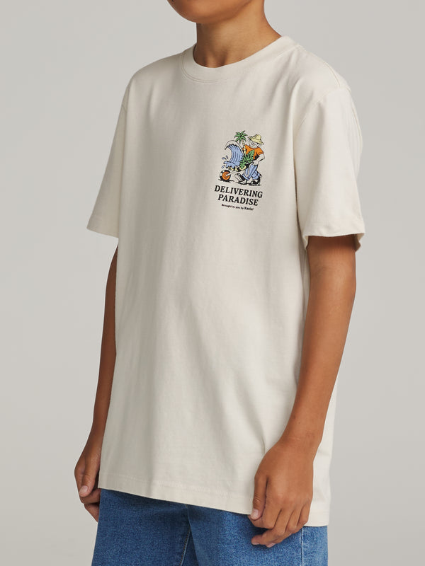 Katin Boys Garden Tee Vintage White
