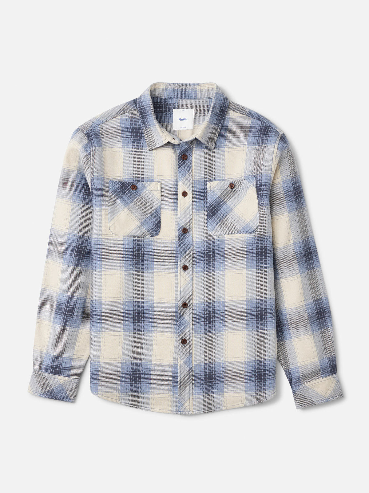 Katin Sierra Flannel Storm Blue