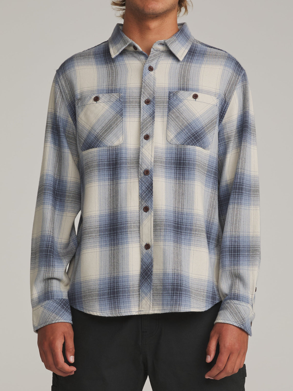 Katin Sierra Flannel Storm Blue