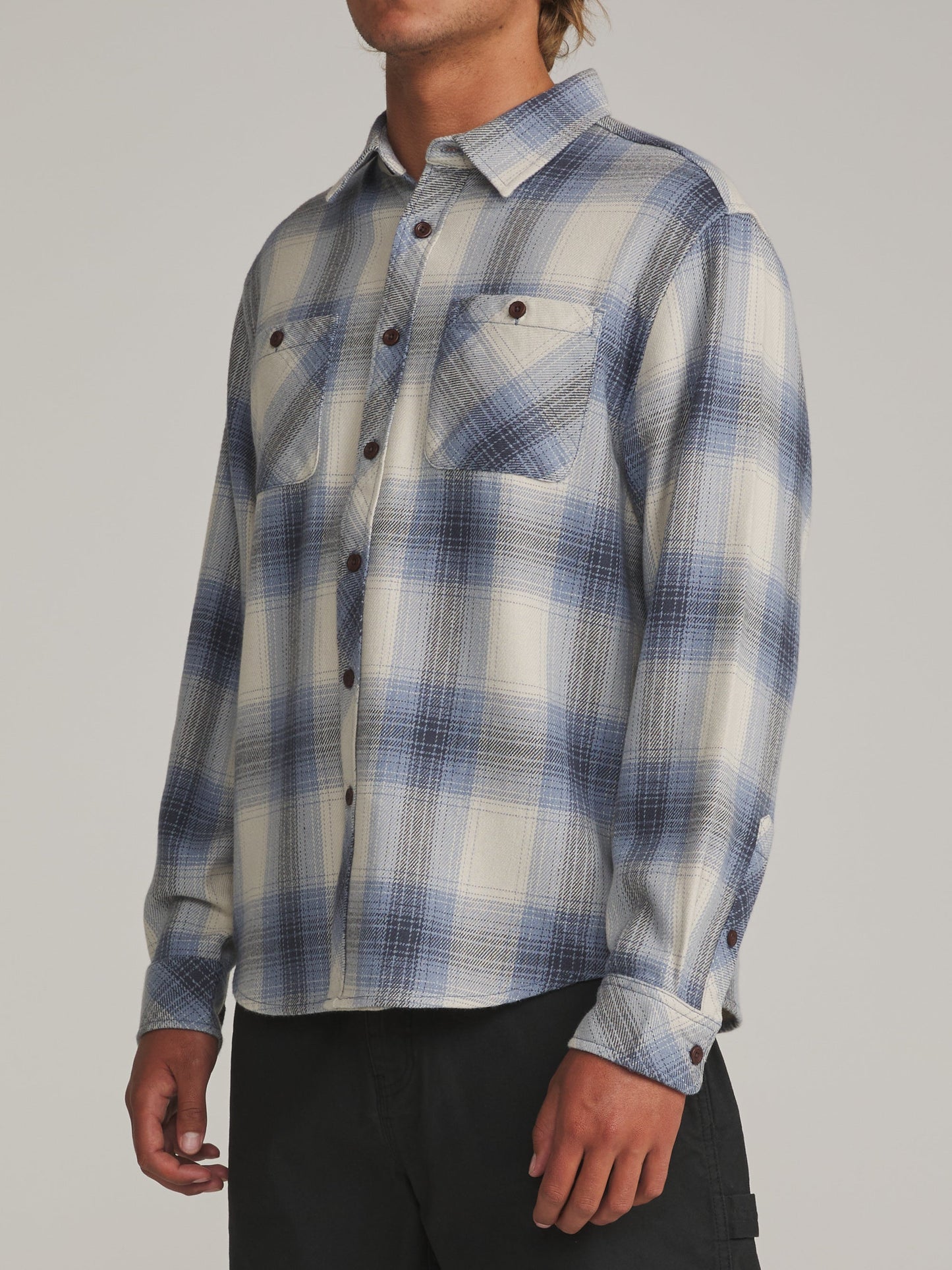 Katin Sierra Flannel Storm Blue