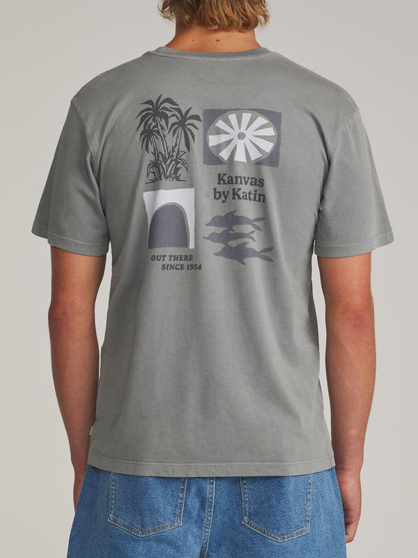 Katin Carve Tee Graphic Vintage Wash