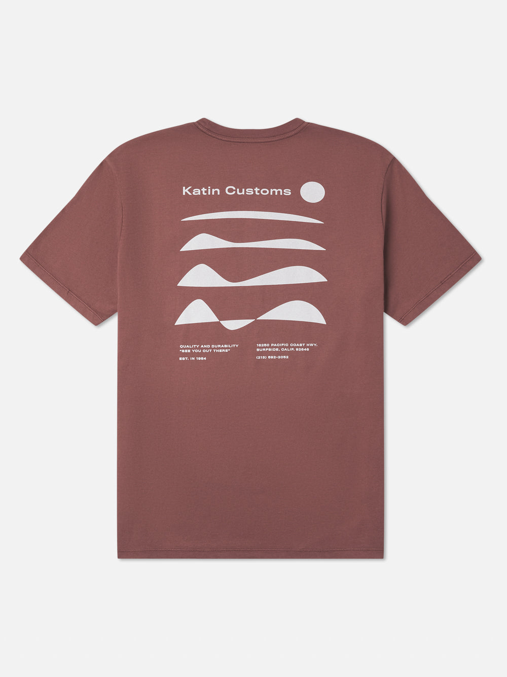 Katin Frequency Tee French Roast Vintage Wash