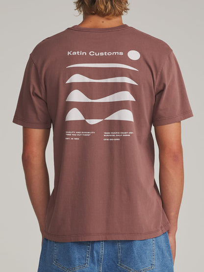 Katin Frequency Tee French Roast Vintage Wash
