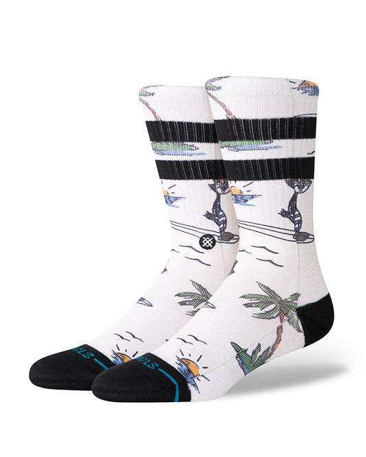 Stance Kool Katz Surf Crew Socks Canvas