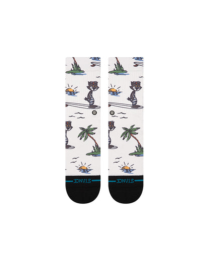 Stance Kool Katz Surf Crew Socks Canvas
