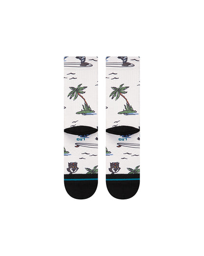 Stance Kool Katz Surf Crew Socks Canvas