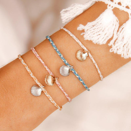 Pura Vida La Concha Silver Bracelet Blue