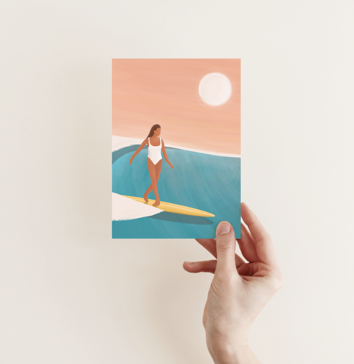 Studio Trev Lady Loggers Postcard