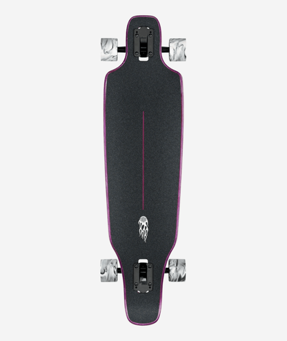Globe Outlier Longboard 36 Purple Flames