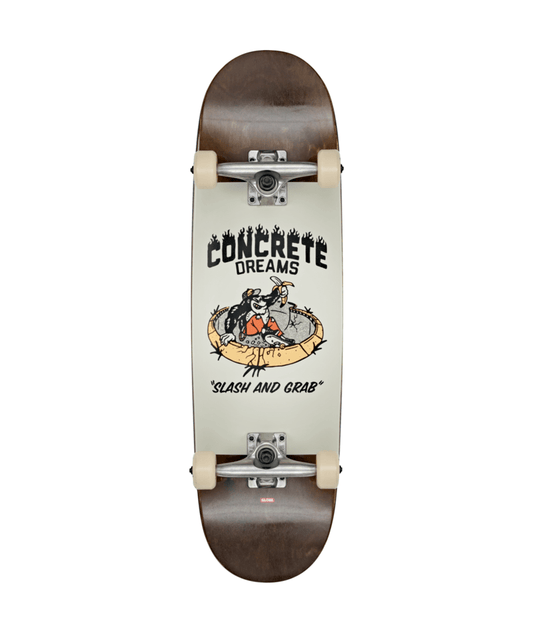 Globe Kids Softie 83 Mid Complete 8.25 Dark Maple Concrete Dreams