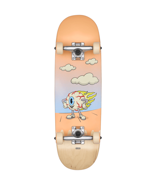 Globe Kids Grip 95 Mini Complete 7.9 Wide Flaming Eye