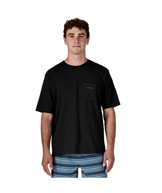 Patagonia M's Boardshort Logo Pocket Responsibili-Tee Ink Black