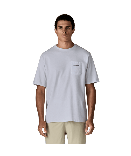 Patagonia M's Boardshort Logo Pocket Responsibili-Tee White