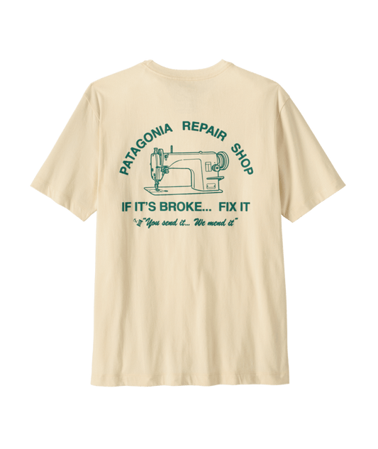 Patagonia M's Repair Shop T-Shirt Undyed Natural