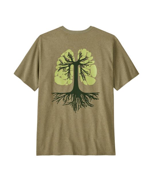 Patagonia M's Run Like Roots Responsibili-Tee Gumtree Green
